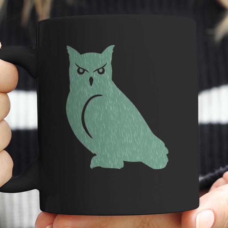 Sage Green Owl Silhouette Artwork Coffee Mug