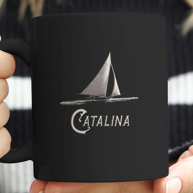 Sailing Catalina Vintage Sail Boat Coffee Mug