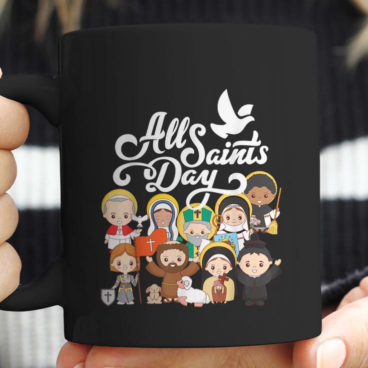 All Saints Day Kids Catholic St Francis Therese Joan Of Arc Graphic Design Printed Casual Daily Basic Coffee Mug