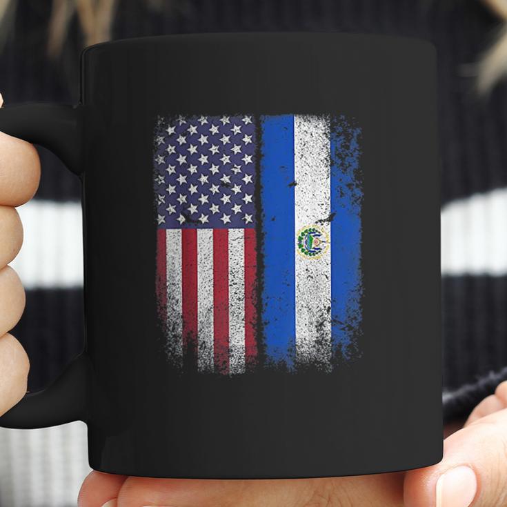 Salvadoran American Flag El Salvador Salvadorean Salvadorian Coffee Mug