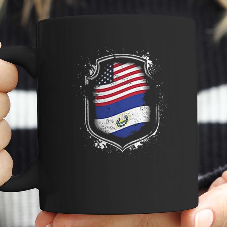 Salvadorian American Flags Of El Salvador And Usa Coffee Mug