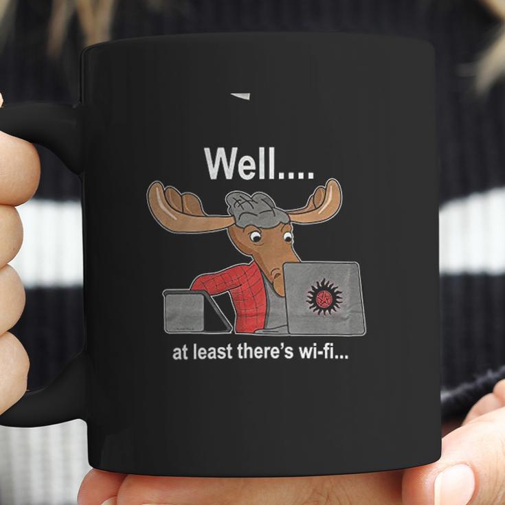 Sam Winchester Moose Wifi Geek Coffee Mug