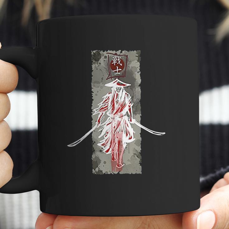 Samurai Japanese Katana Retro Art Print Bushido Coffee Mug