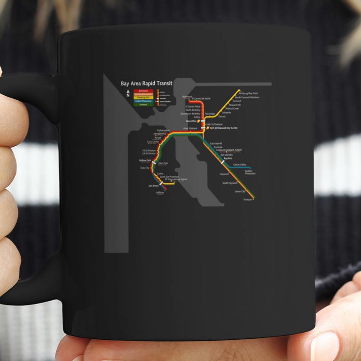 San Francisco Bart Bay Area Transit Metro Map Coffee Mug