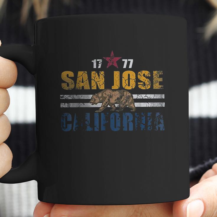 San Jose California Flag Vintage Fade Coffee Mug