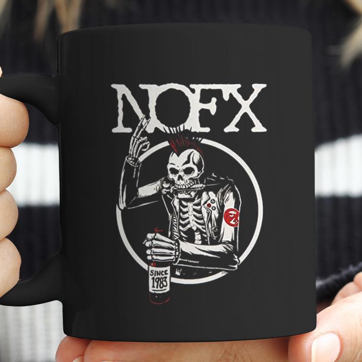 Sangning Round Summer Nofx Old Skull Design Coffee Mug