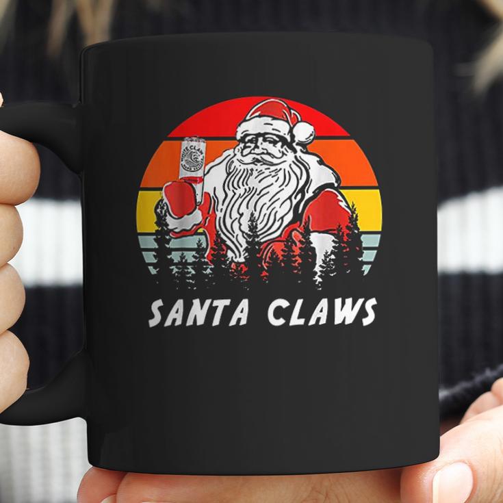 Santa Claus Drinking White Claws Christma Gift Coffee Mug