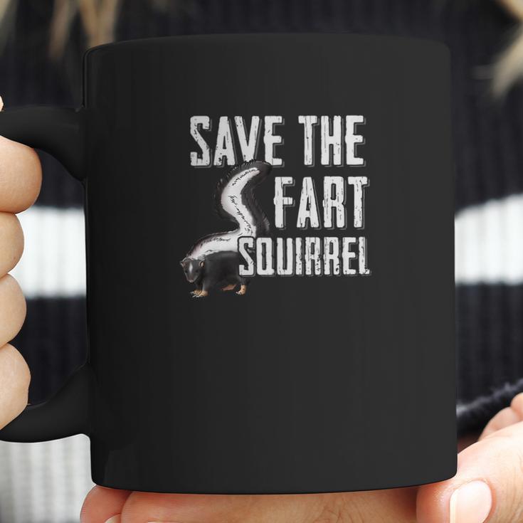 Save The Fart Squirrel Skunk Works Stinky Gift Coffee Mug