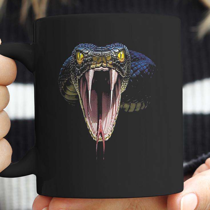 Scary Black Mamba Snake Halloween Coffee Mug