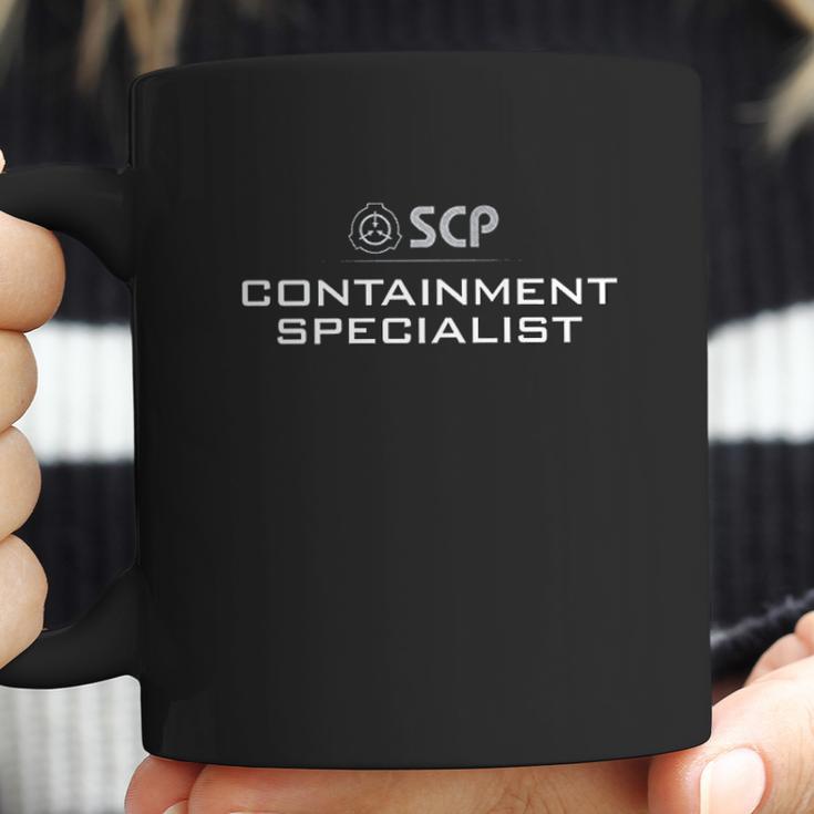 Scp Foundation Containment Specialist Design On Back Coffee Mug