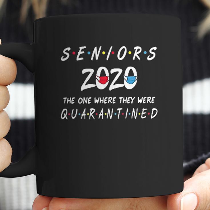 Seniors 2020 The One Where They Were Social Distancing Graduation Gift Coffee Mug