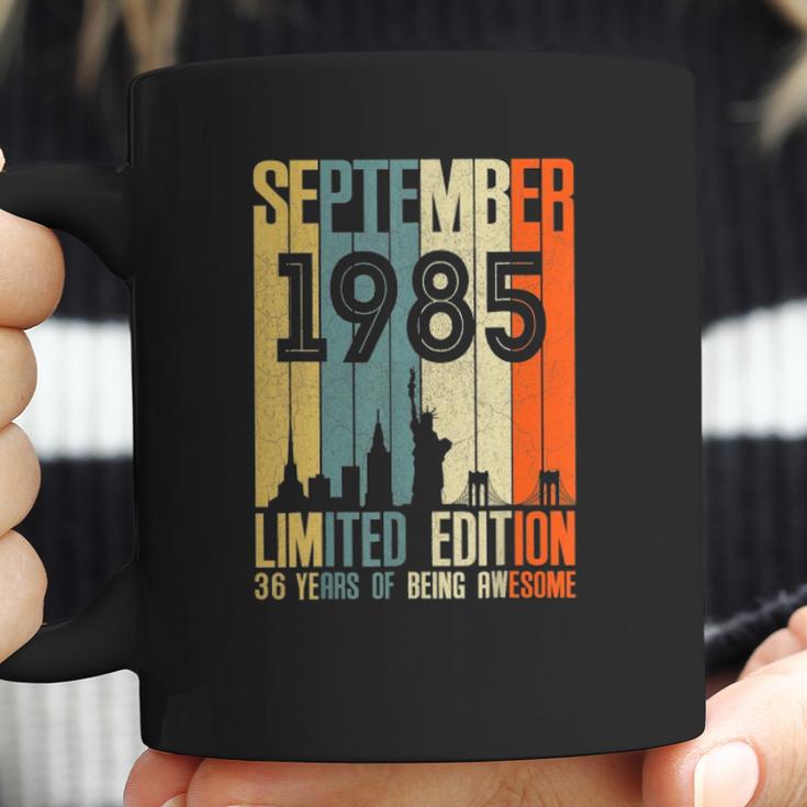 September 1985 36 Birthday 36 Years Old 1985 Birthday Vintage Coffee Mug