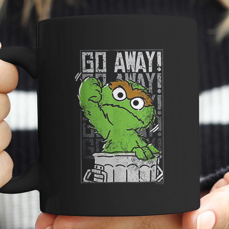 Sesame Street Oscar The Grouch Go Away Coffee Mug