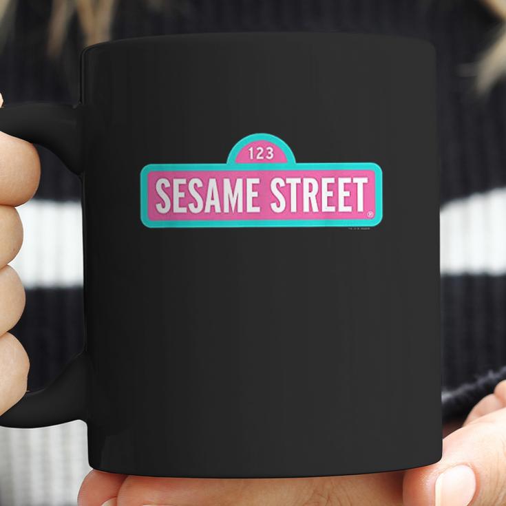 Sesame Street Pink Coffee Mug