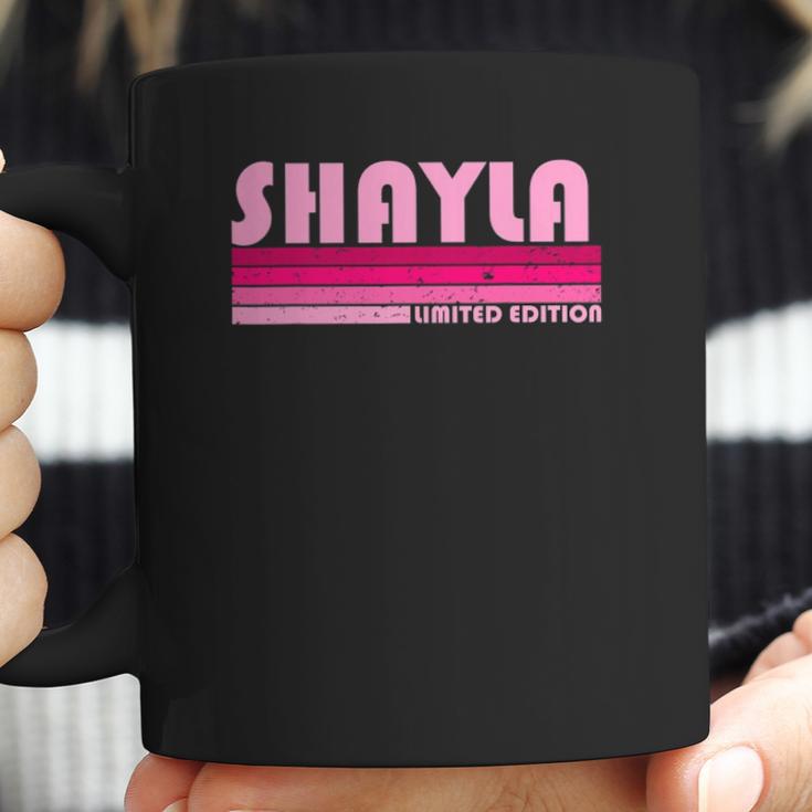 Shayla Name Personalized Retro Vintage 80S 90S Coffee Mug