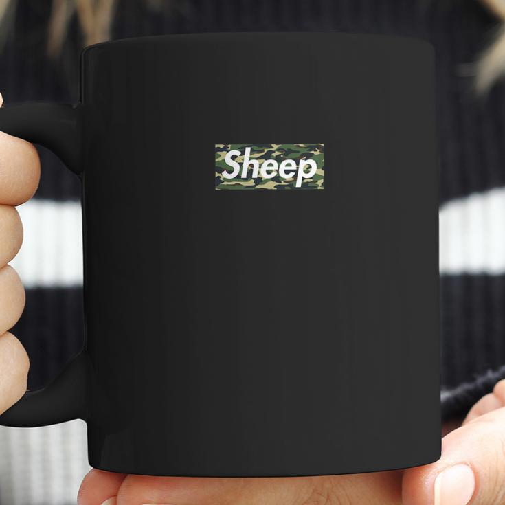 Sheep Camo Box Logo Coffee Mug