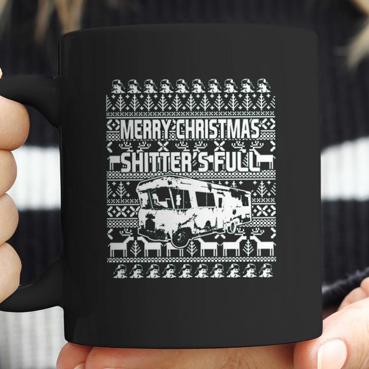 Shitters Full Ugly Christmas Vacation Coffee Mug