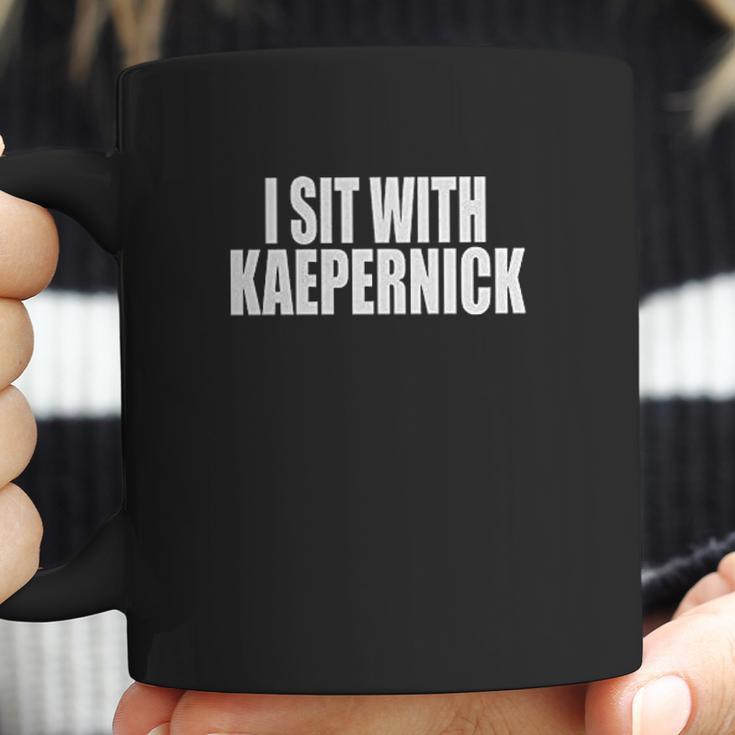 I Sit With Kaepernick National Anthem Mens Coffee Mug