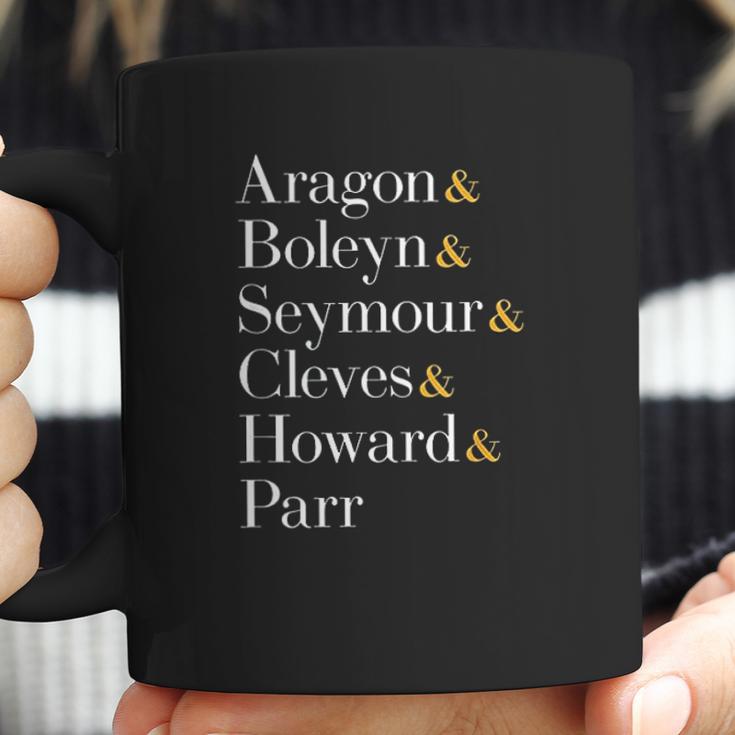 Six Wives Of Henry Viii Aragon Boleyn Seymour Cleves Coffee Mug