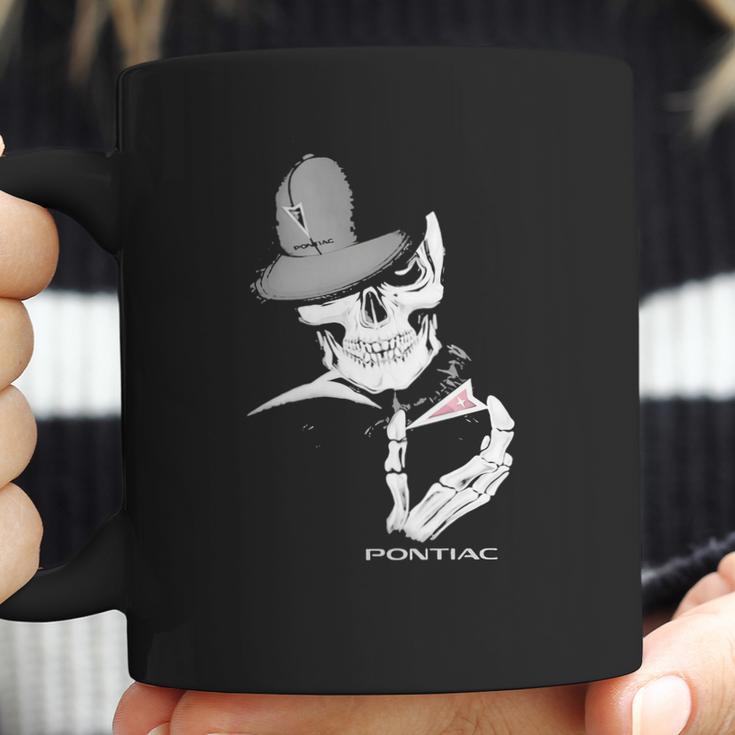 Skeleton Skull Pontiac Logo Coffee Mug