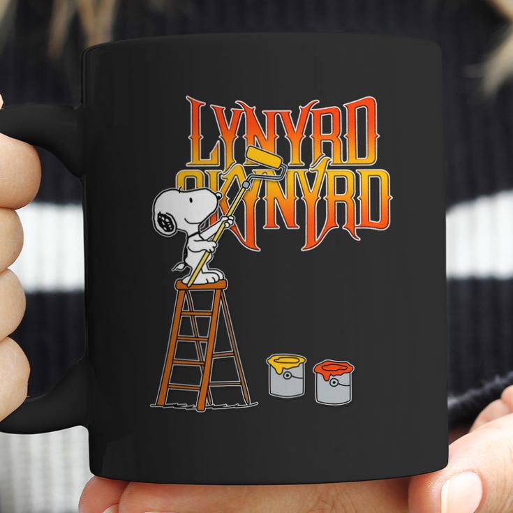 Snoopy Drawing Lynyrd Skynyrd Coffee Mug