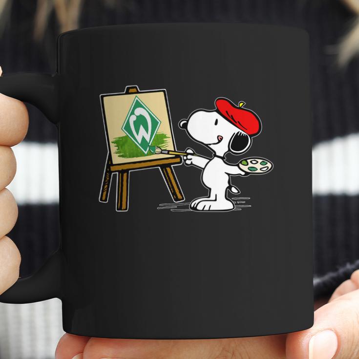 Snoopy Drawing Werder Bremen Coffee Mug