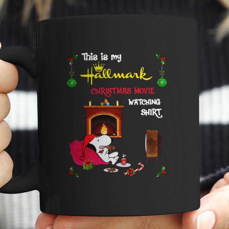 Snoopy This Is My Hallmark Christmas Movie Watching Shirt Coffee Mug