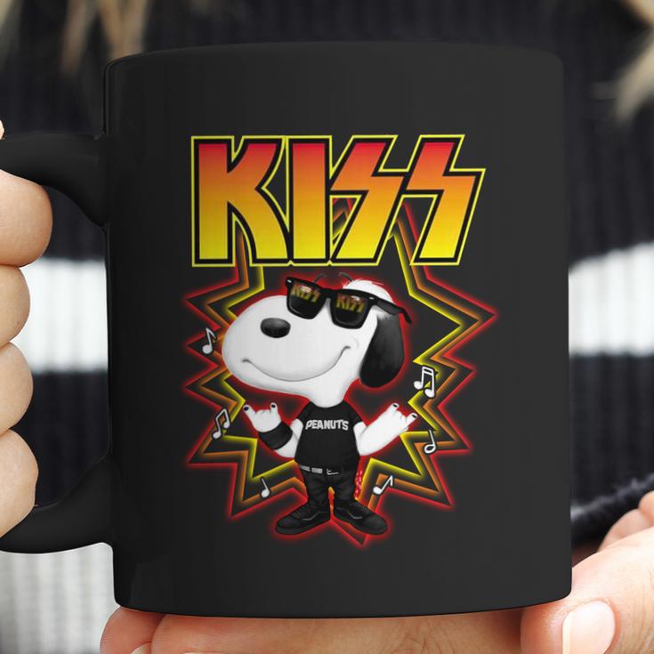 Snoopy Kiss Band Coffee Mug