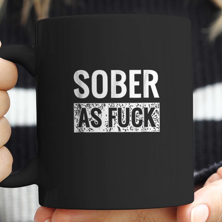 Sober Af Sobriety Af No Alcohol Drugs Rehab Coffee Mug