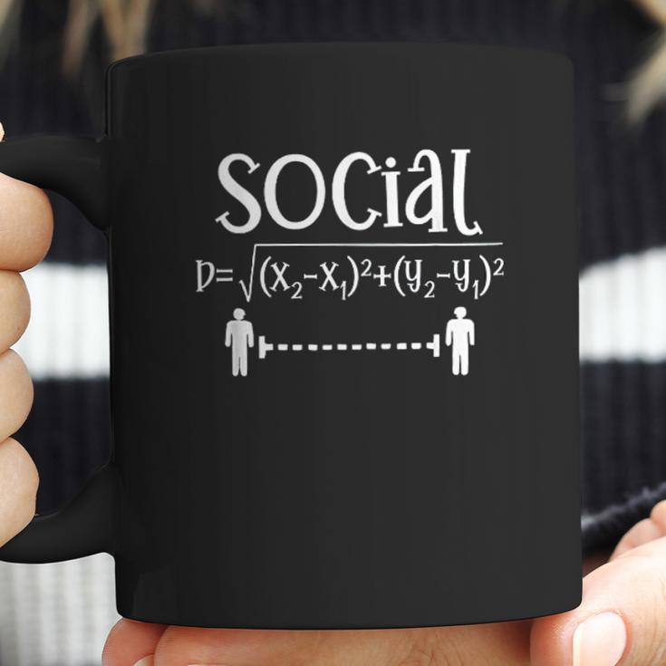 Social Distancing Math Teacher Coffee Mug