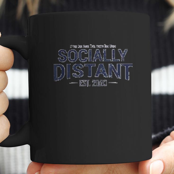 Socially Distant Est 2020 Social Distancing Coffee Mug