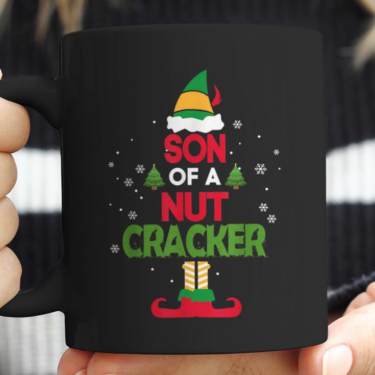 Son Of A Nutcracker Elf Funny Christmas Apparel For Kids Coffee Mug