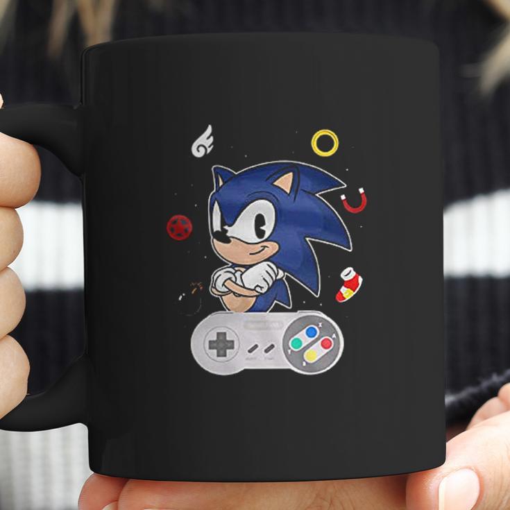 Sonic Cute Simple Black Coffee Mug