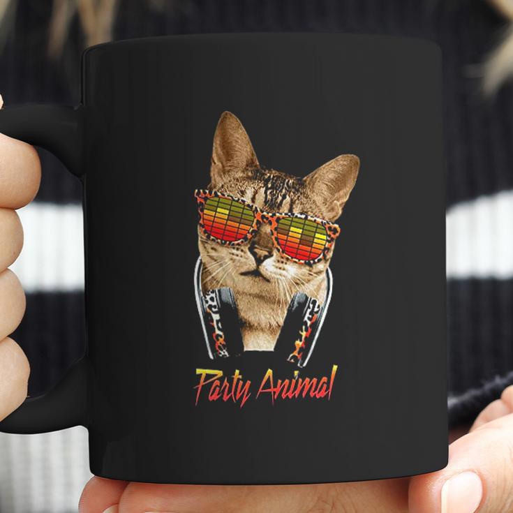 Sound Activated Cat Funny Party Animal Coffee Mug