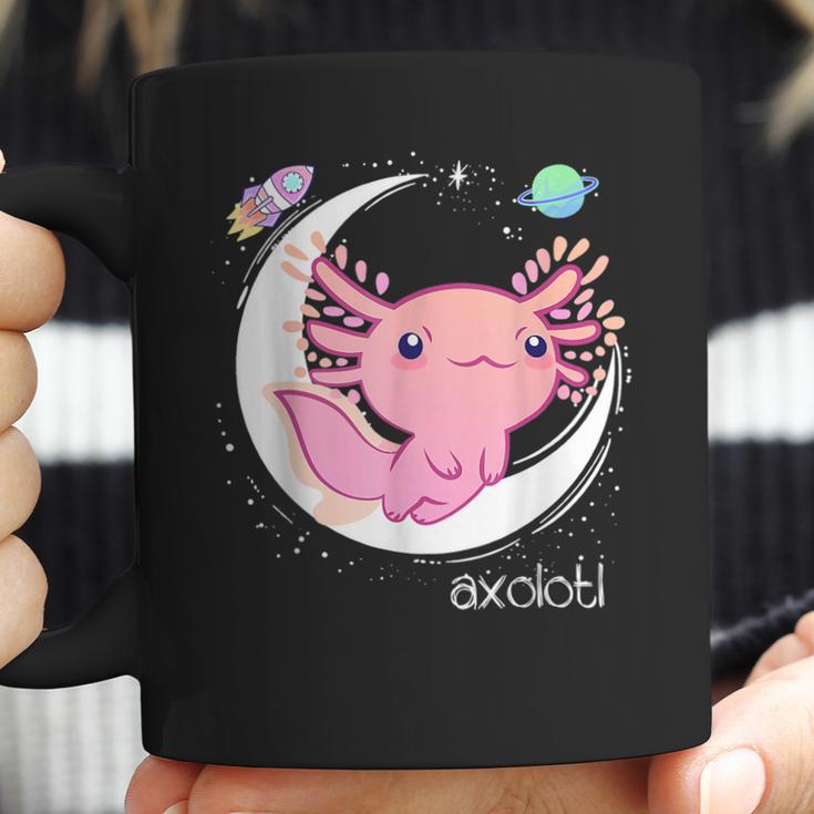 Space Axolotl Kawaii Pastel Goth | Japan Anime Comic Men Women T-Shirt Graphic Print Casual Unisex Tee Coffee Mug