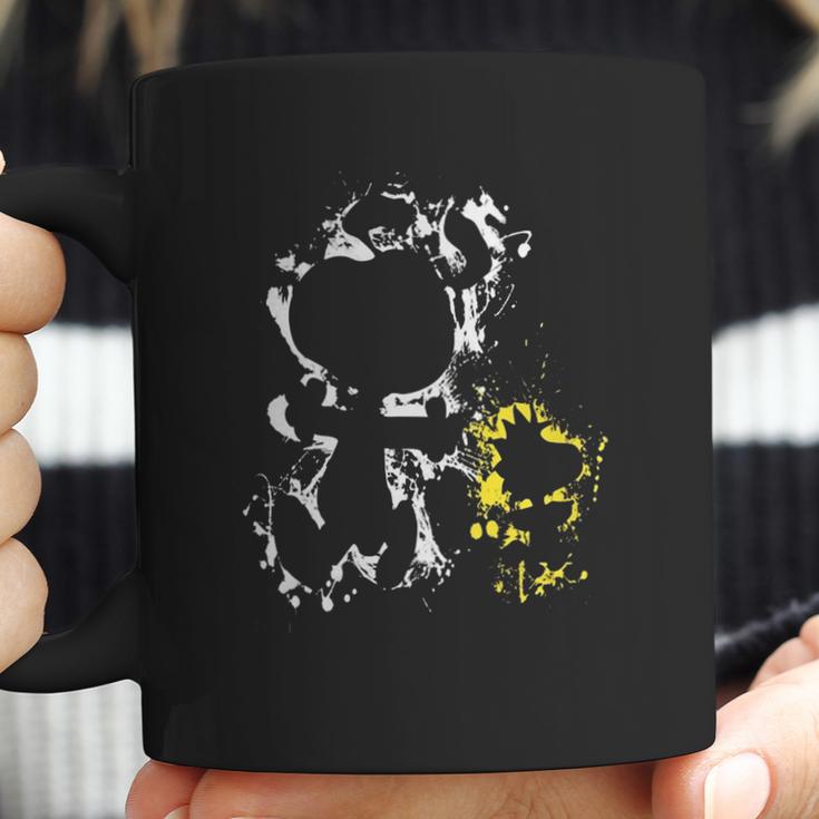 Splatter Snoopy And Woodstock Coffee Mug