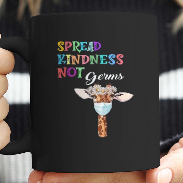 Spread Kindness Not Germs Funny Cute Giraffe Lover Social Distancing Coffee Mug