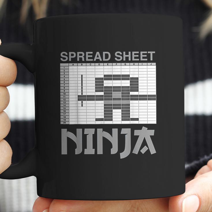 Spread Sheet Ninja Funny Office Party Excel Data Lover Coffee Mug