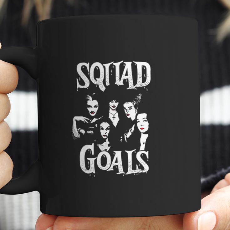 Squad Goals Creepy Girls Ghoul Girl Gang Elvira Vampira Morticia Addams Lily Graphic Gift Men Women Coffee Mug