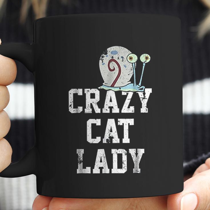 Squarepants Gary Crazy Cat Lady Graphic Coffee Mug