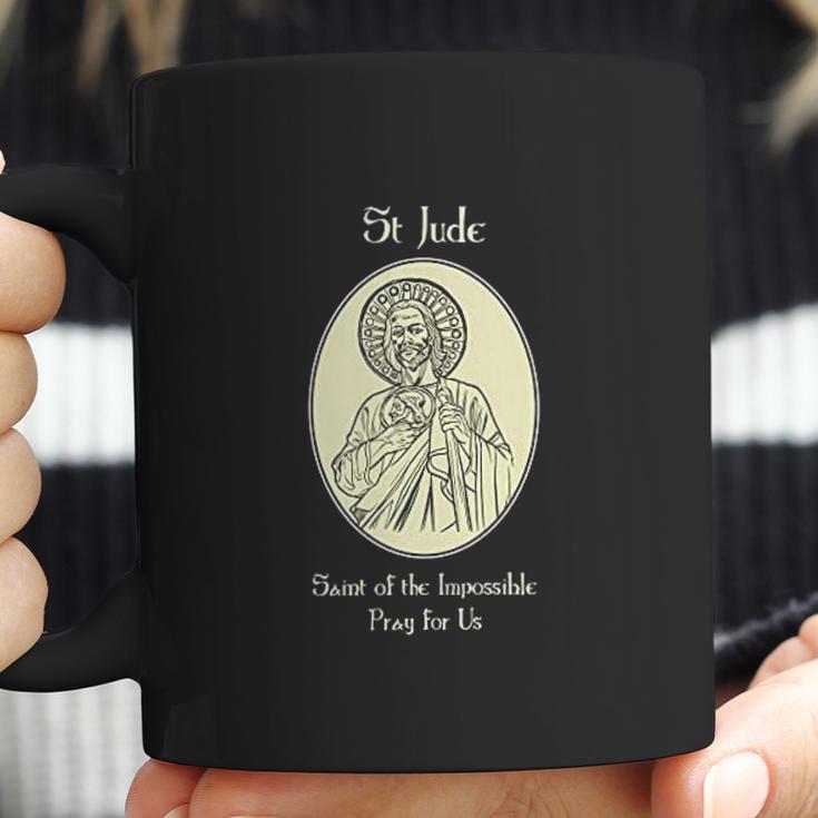 St Jude Pray For Us Catholic Christian Saint Prayer Coffee Mug