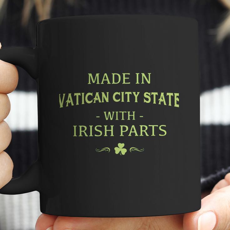 St Patricks Day Shamrock Made In Vatican City State With Irish Parts Country Love Proud Nationality Coffee Mug