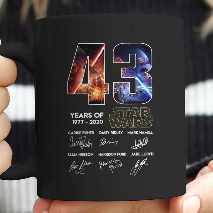 Star Wars 43 Years Anniversary Characters Signatures ForShirt Coffee Mug