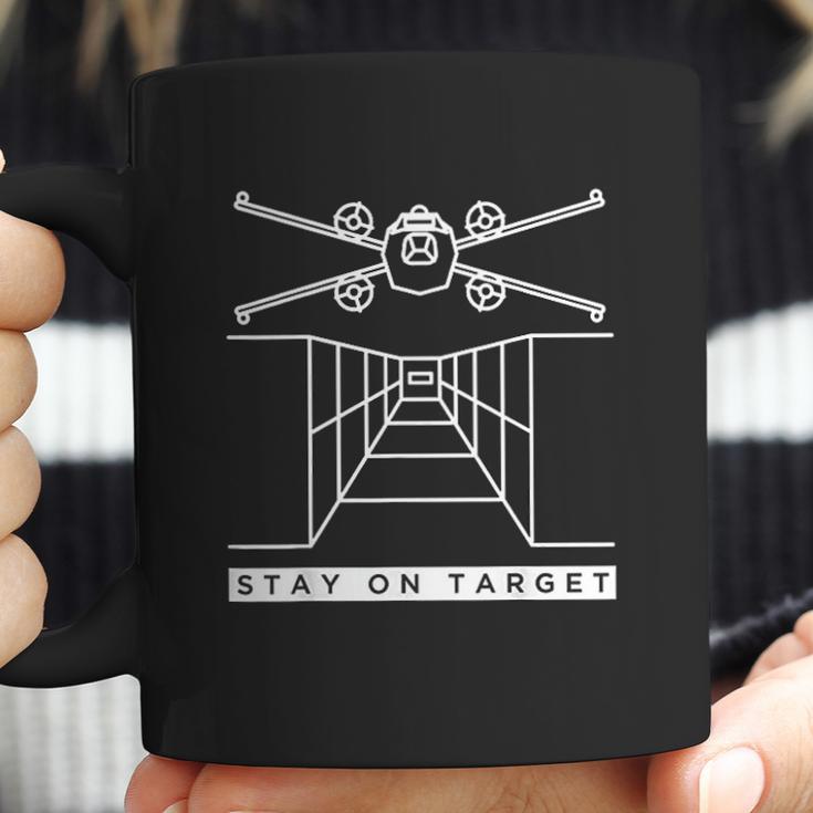 Star Wars Stay On Target Line Art Coffee Mug