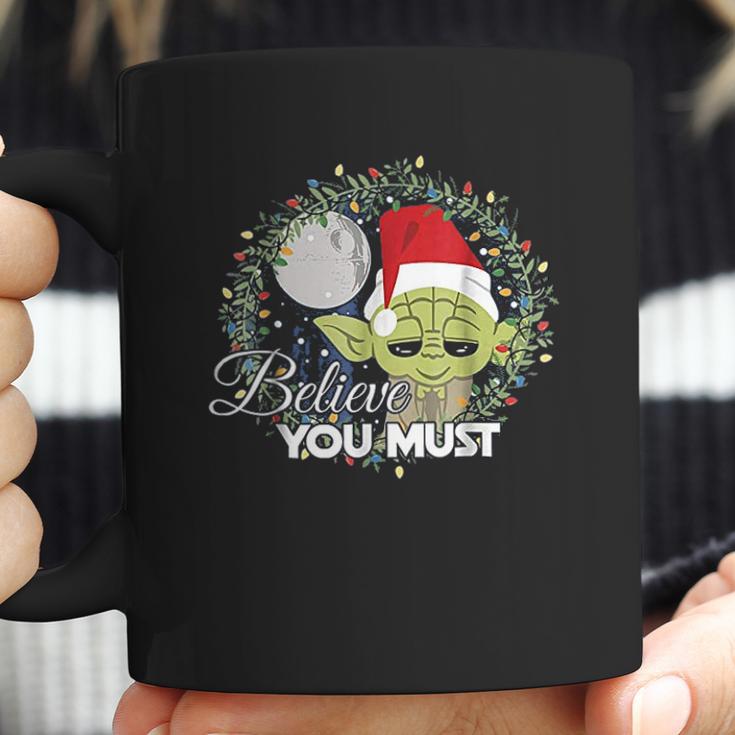 Star Wars Yoda Santa Believe You Must Christmas Reef Coffee Mug