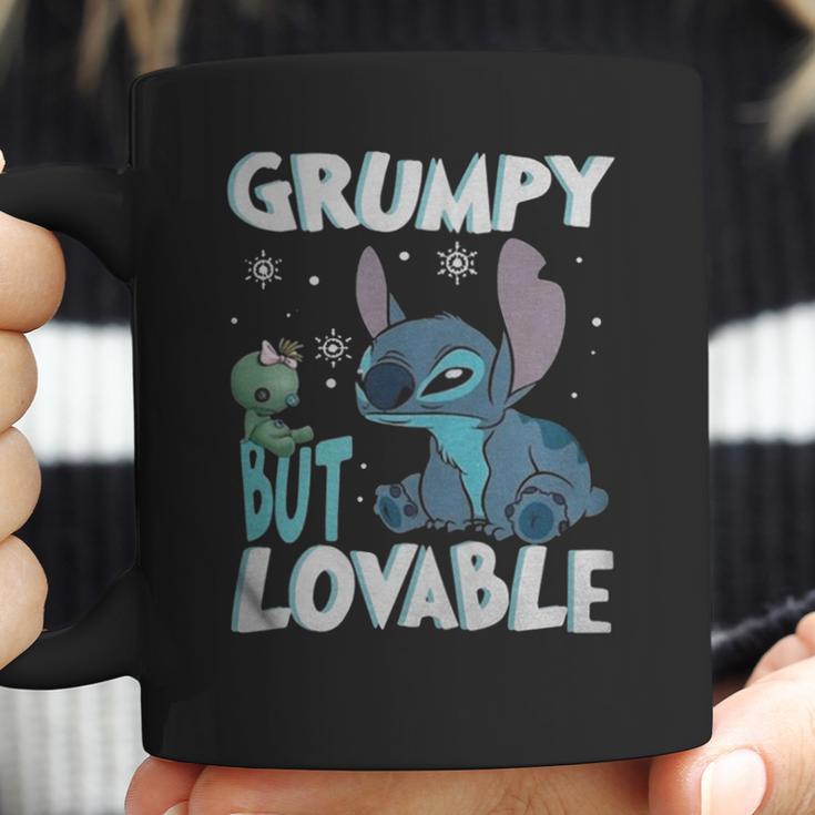 Stitch Grumpy But Lovable Coffee Mug