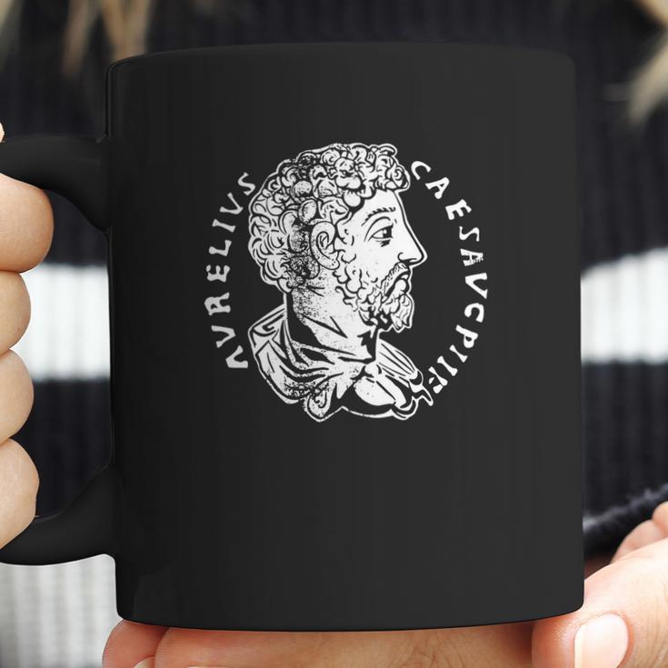 Stoicism Marcus Aurelius Ancient Roman Coin Stoic Coffee Mug