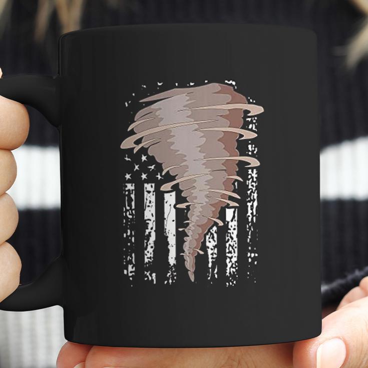 Storm Hunter American Flag Storm Chaser Tornado Gift Coffee Mug