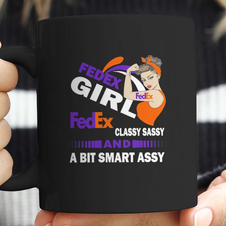 Strong Girl Fedex Classy Sassy And A Bit Smart Assy Coffee Mug