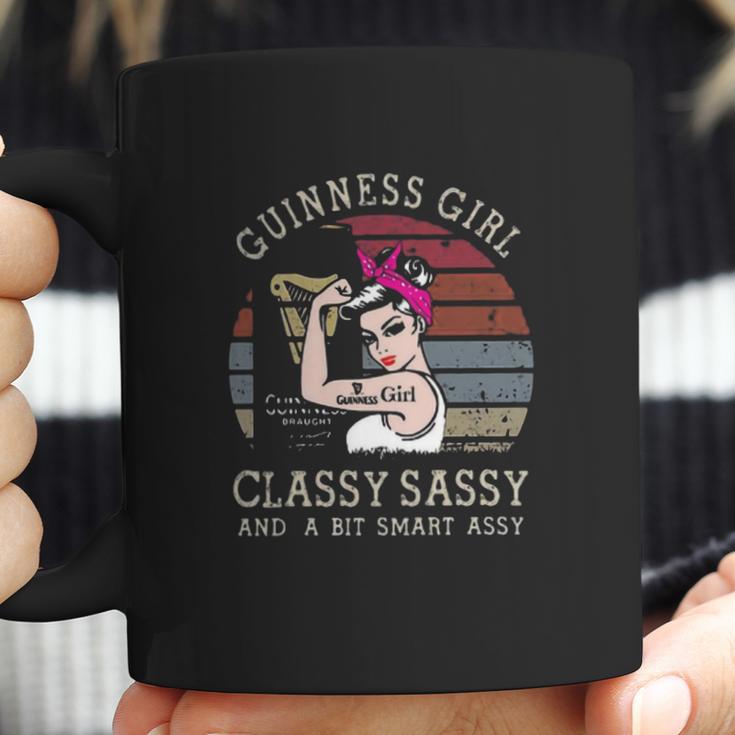 Strong Guinness Girl Classy Sassy And A Bit Smart Assy Vintage Shirt Coffee Mug